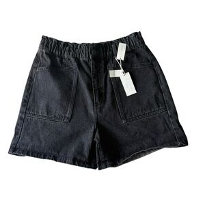 New Z Supply Odin Black Jean Shorts Size Large